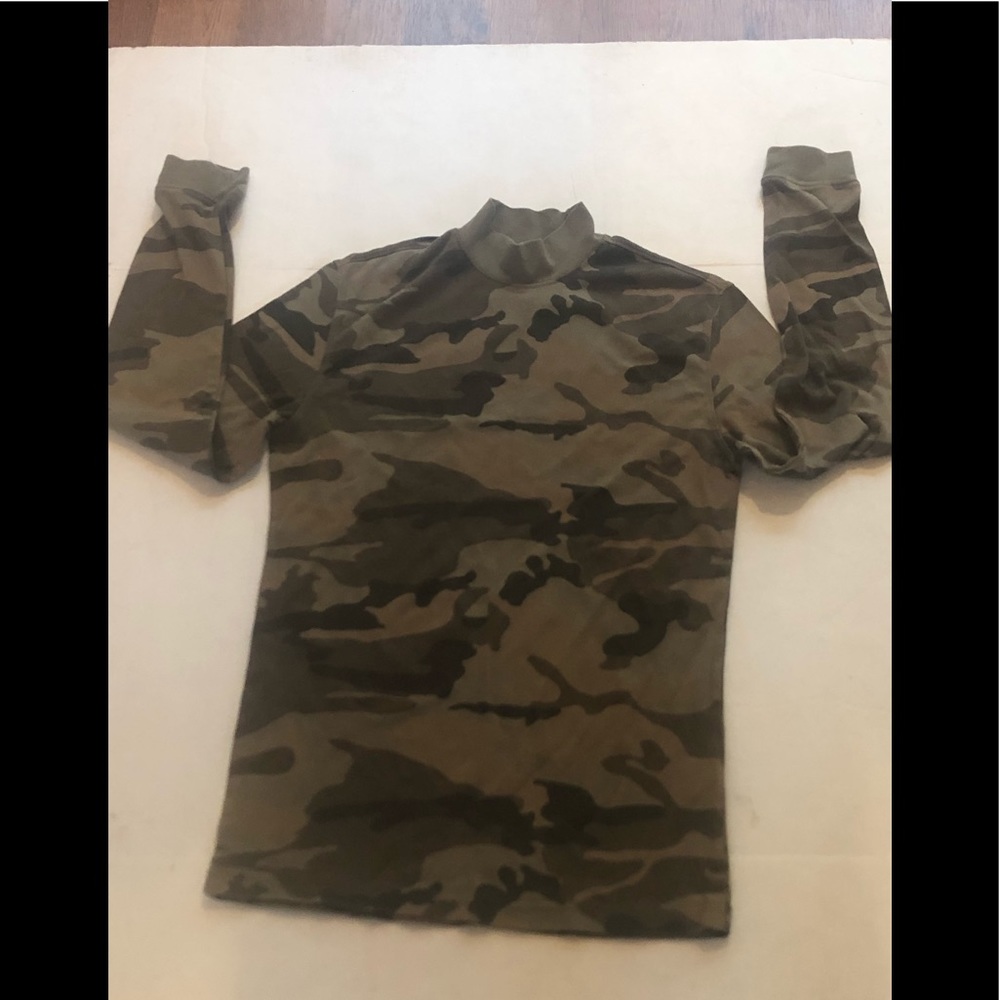 Camo long sleeve shirt